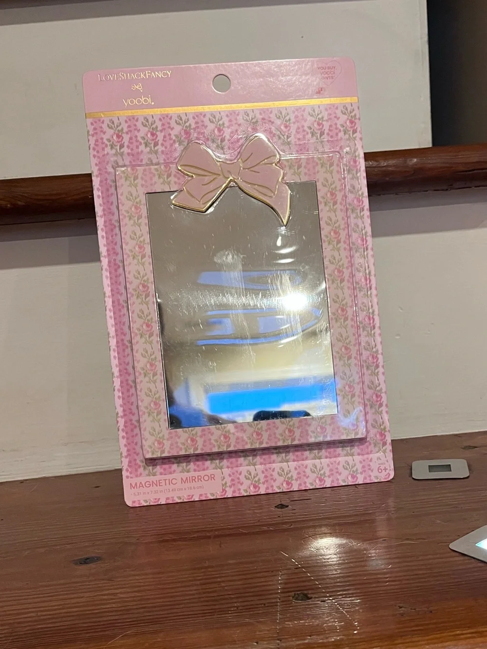 LoveShackFancy x Target Yoobi Blooming Heirloom Magnetic Mirror, NWT